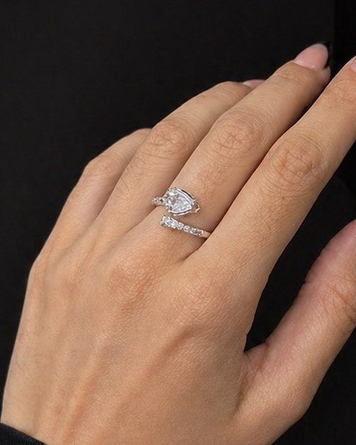 ANILLO ACERO BLANCO 9