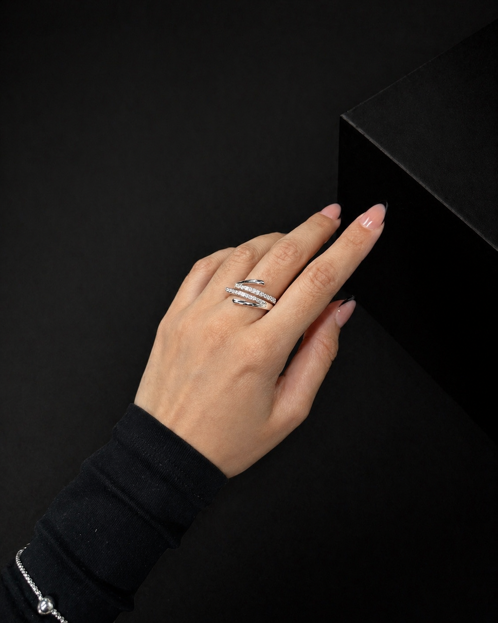 ANILLO ACERO BLANCO 7