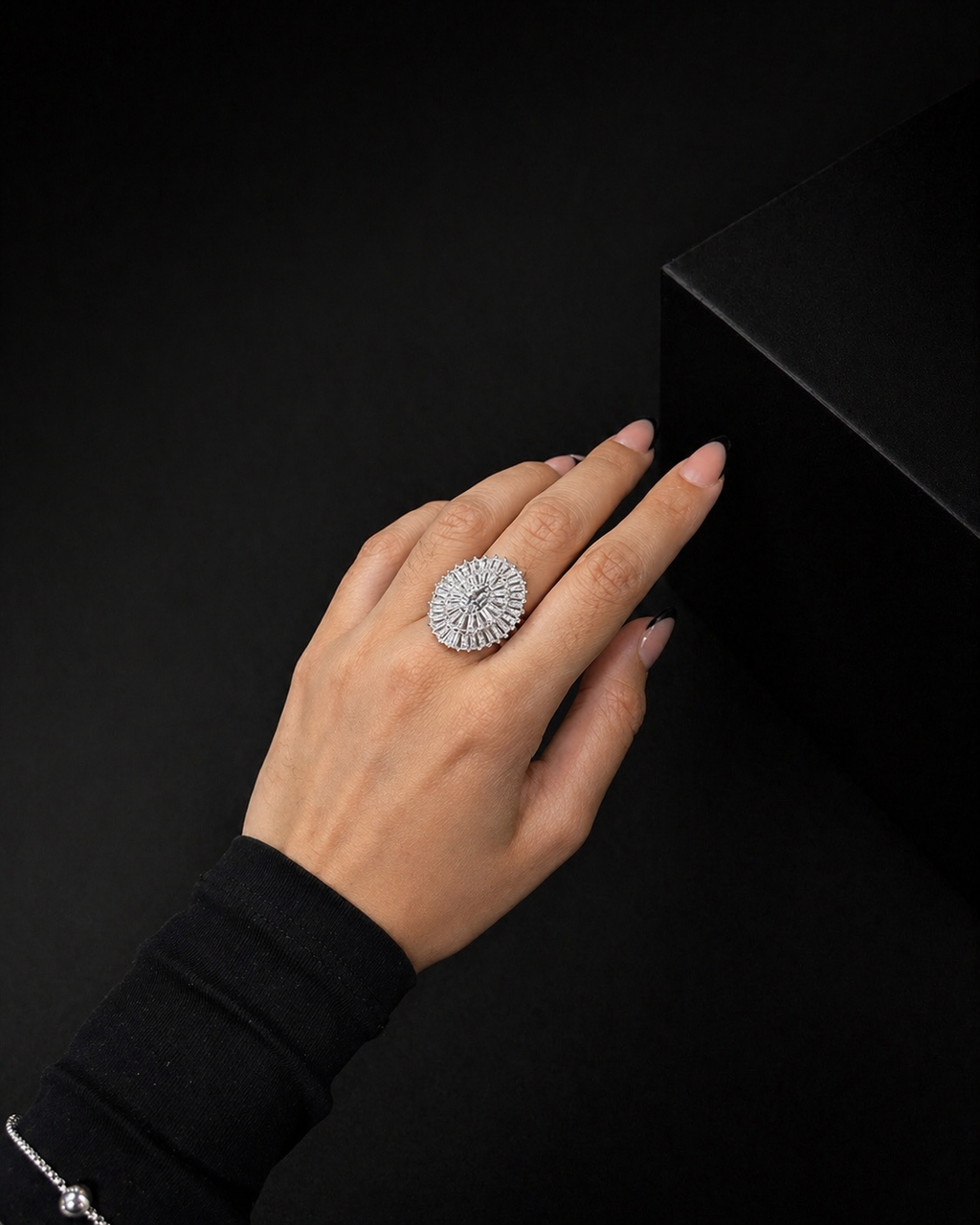 ANILLO ACERO BLANCO 6