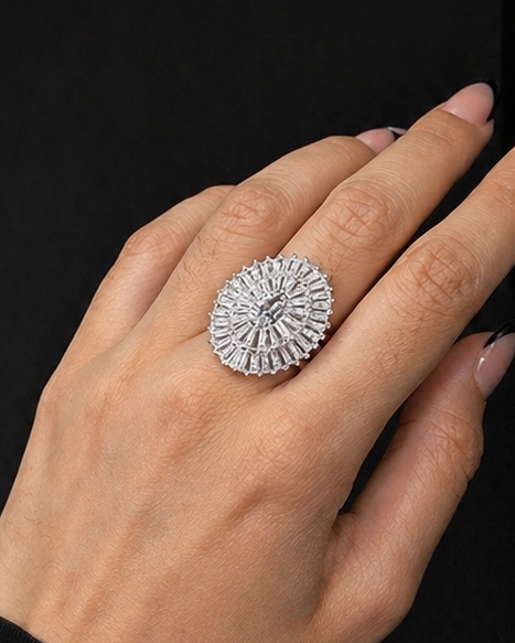 ANILLO ACERO BLANCO 6