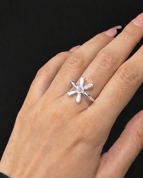 ANILLO ACERO BLANCO 8