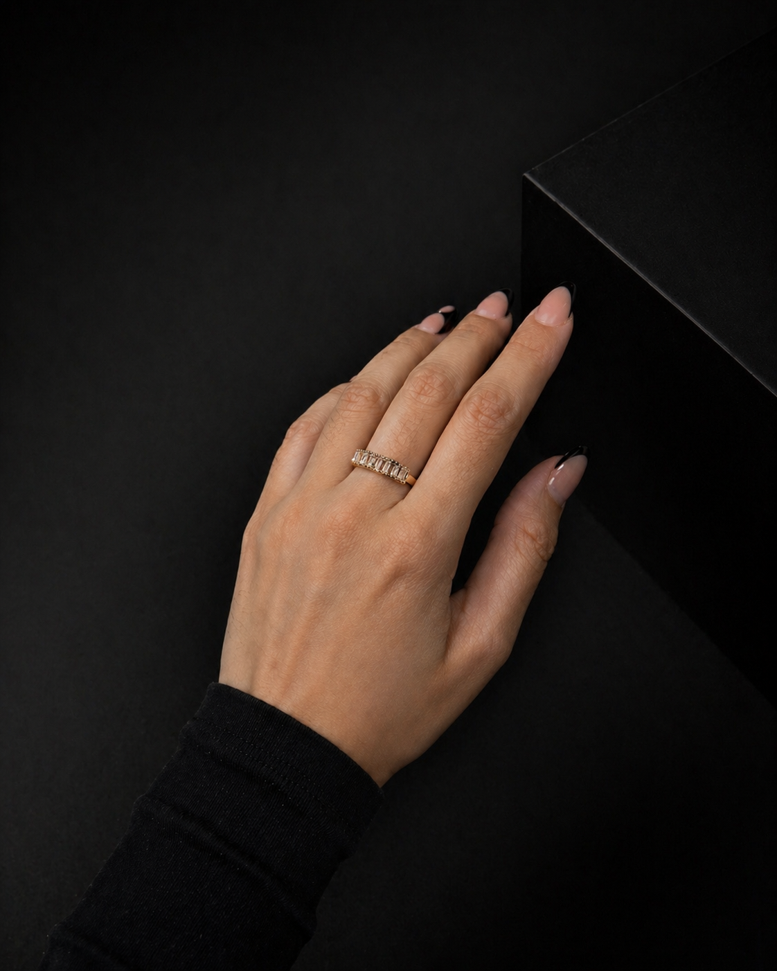 ANILLO ACERO DORADO 7