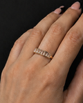 ANILLO ACERO DORADO 7