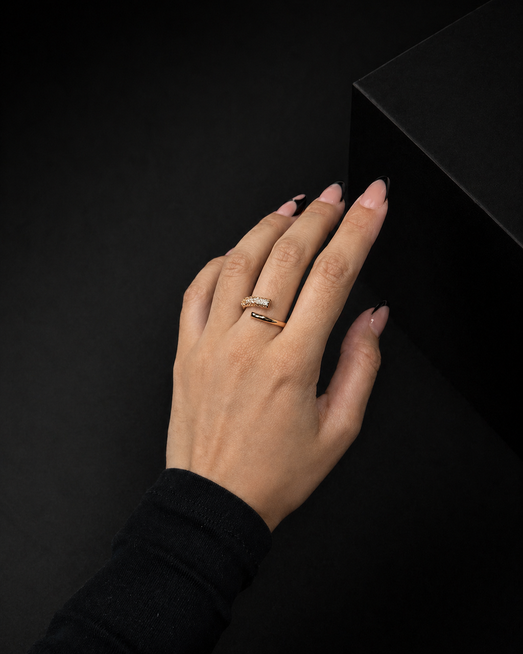 ANILLO ACERO DORADO 9