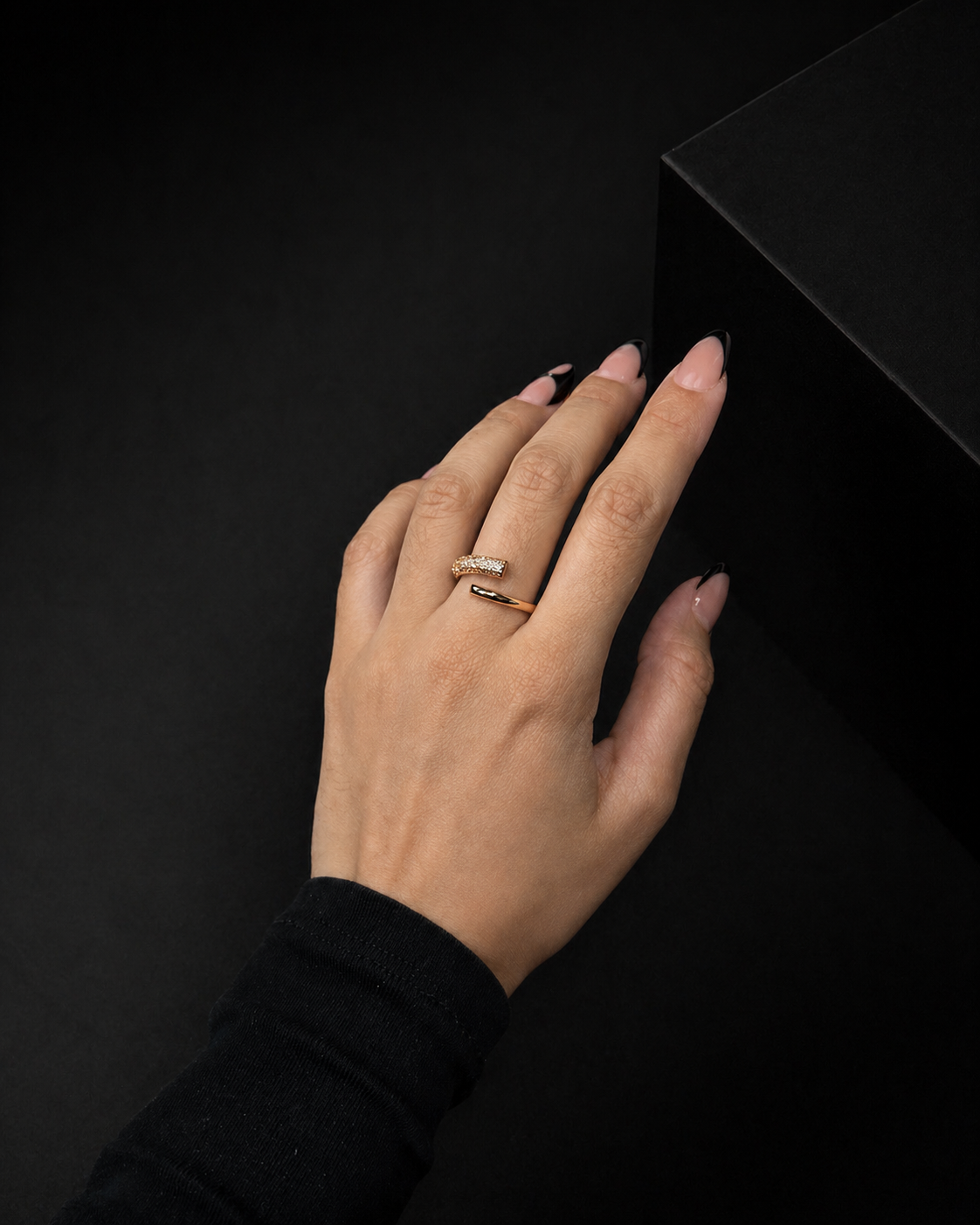 ANILLO ACERO DORADO 9
