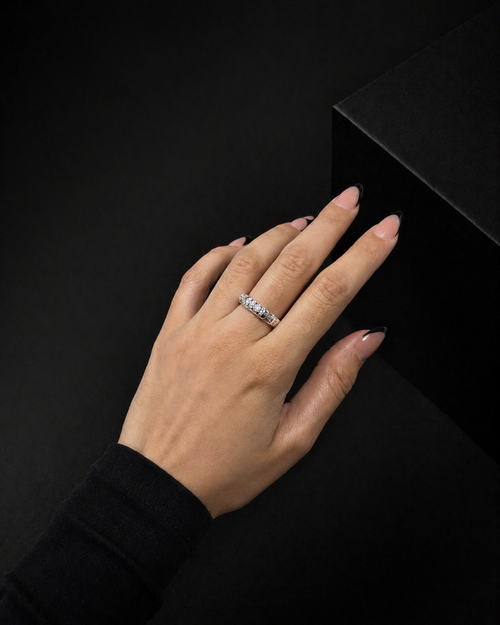 ANILLO ACERO BLANCO 3