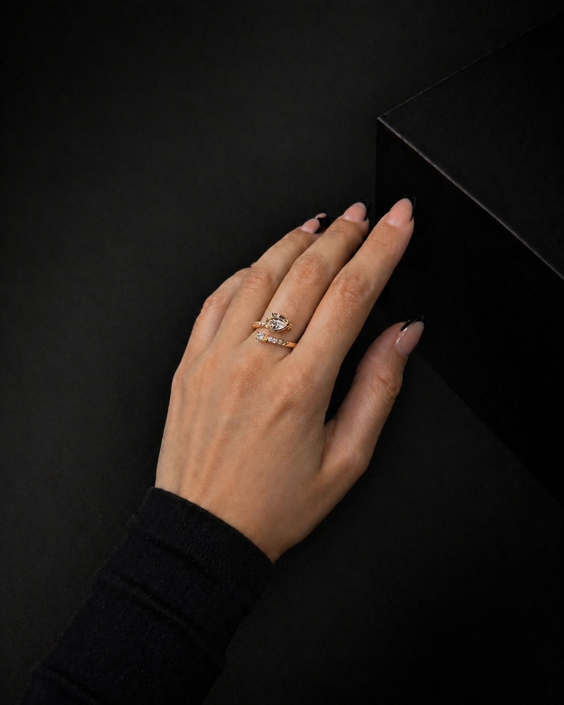 ANILLO ACERO DORADO 6