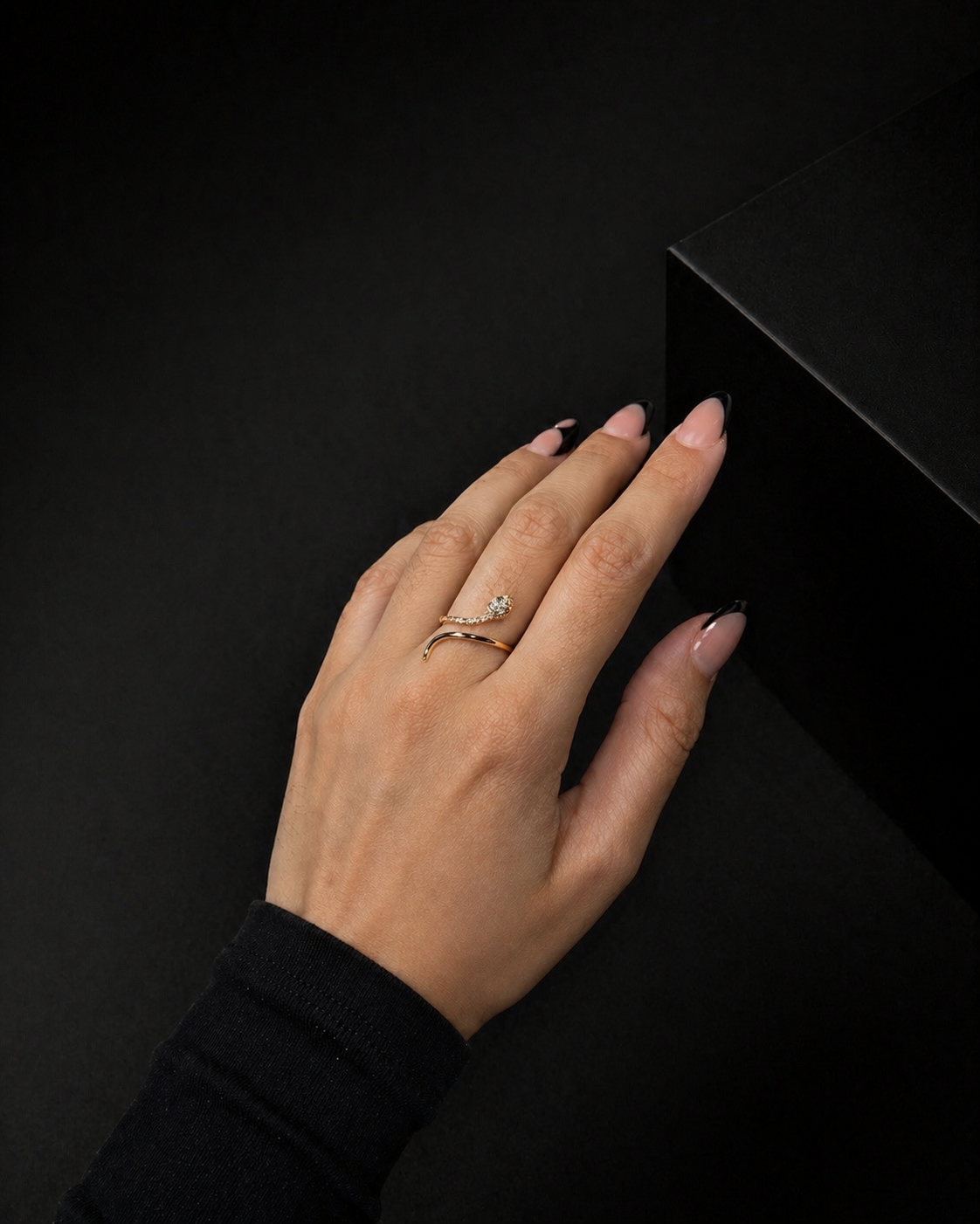 ANILLO ACERO DORADO 5