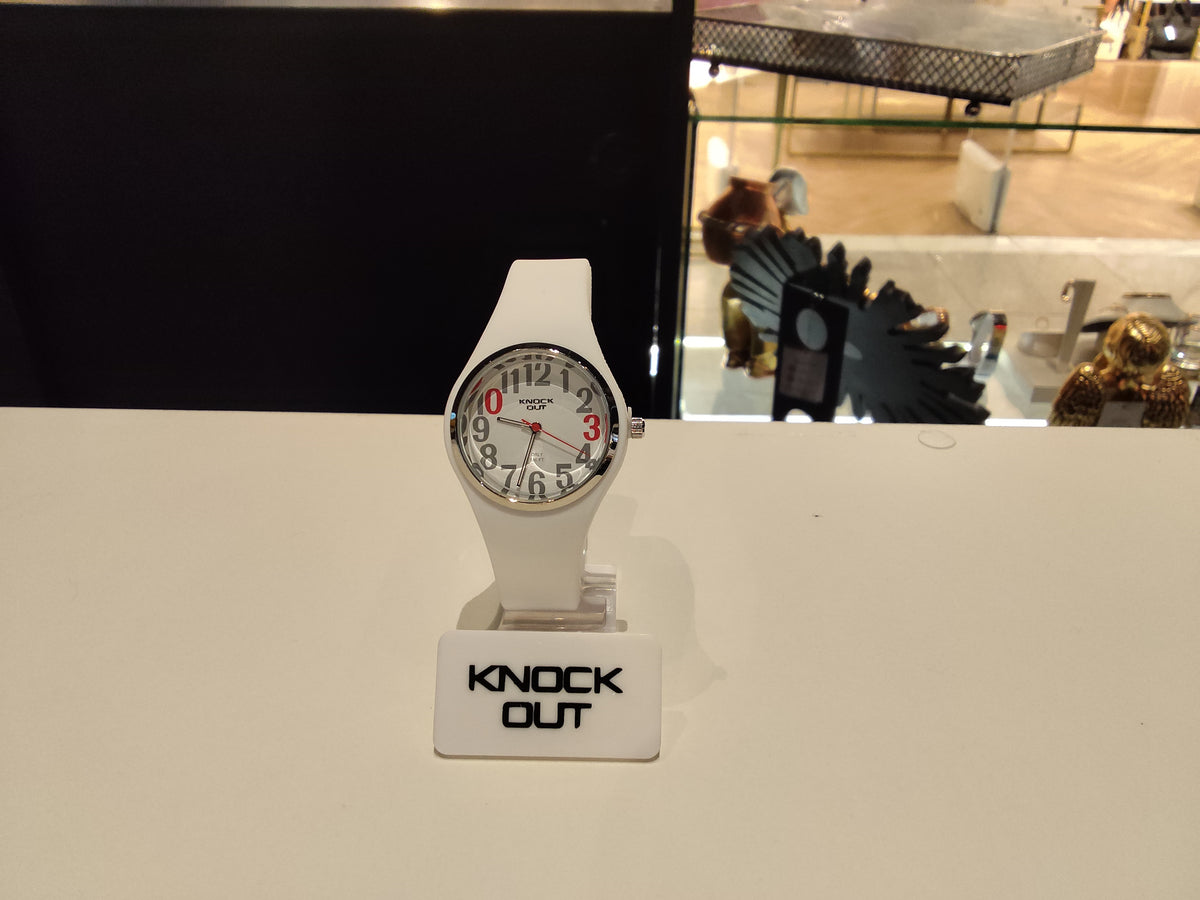 Reloj Knock Out Blanco