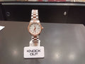 Reloj knock out plateado con rosé